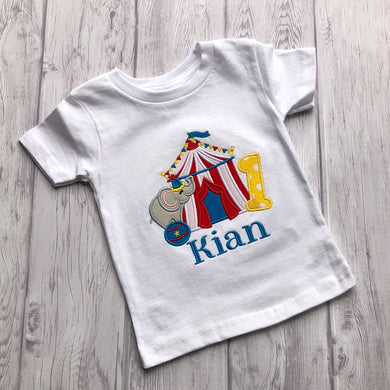 Circus Birthday Shirt - Elephant