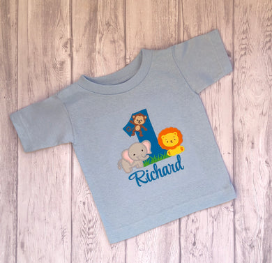 Animal Birthday Shirt - Jungle