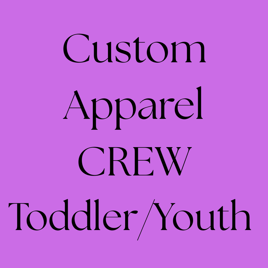 Custom Sweater - Toddler/Youth Crew