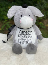 2 piece Custom Baby Gift Set – Embroidered Donkey