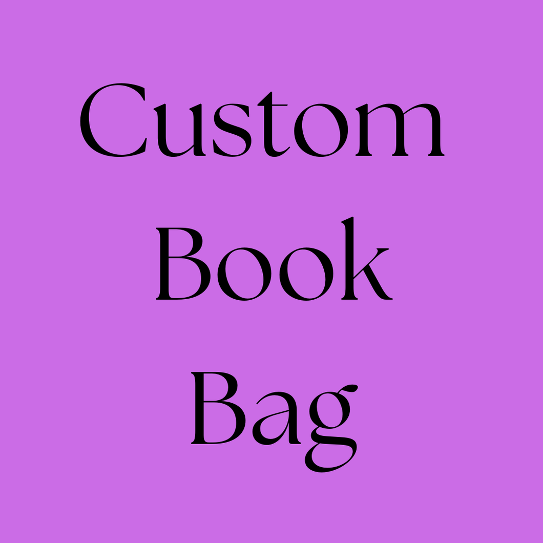 Personalized Book Bag