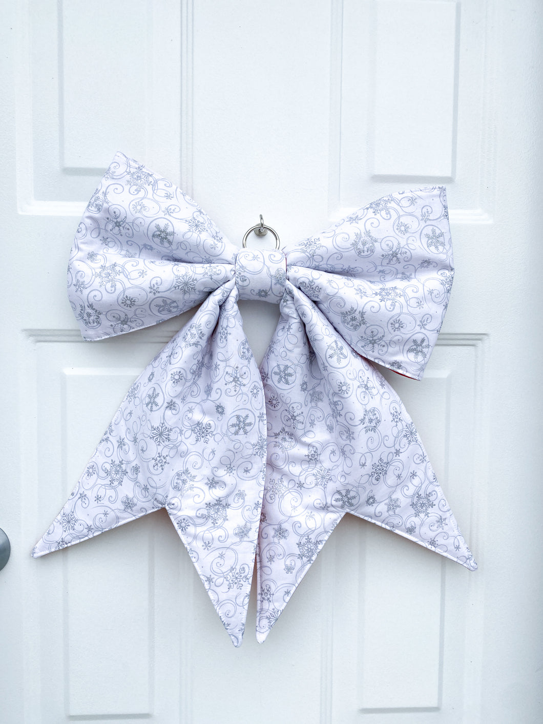 Wreath Bow - Fall/Winter Snow