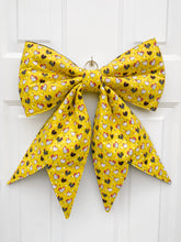 Wreath Bow - Gingham and Chickens