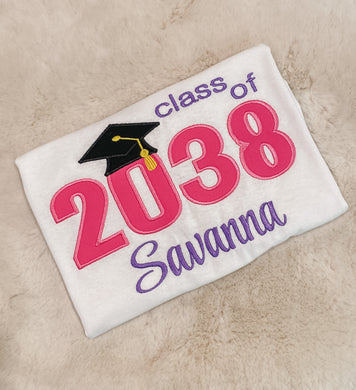 Class of 2038 Graduation Shirt