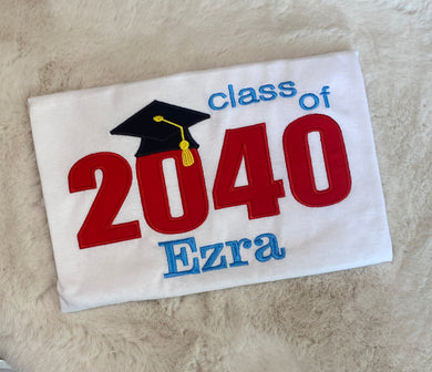 Class of 2040 Graduation Shirt