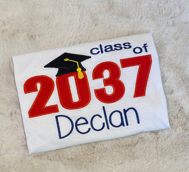 Class of 2037 Graduation Shirt