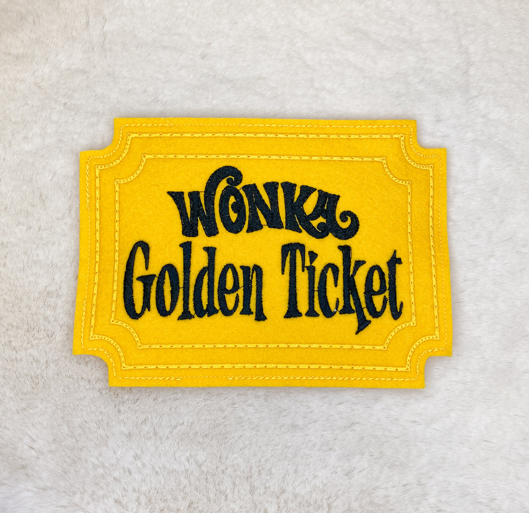 Costume - Chocolate Factory Ticket