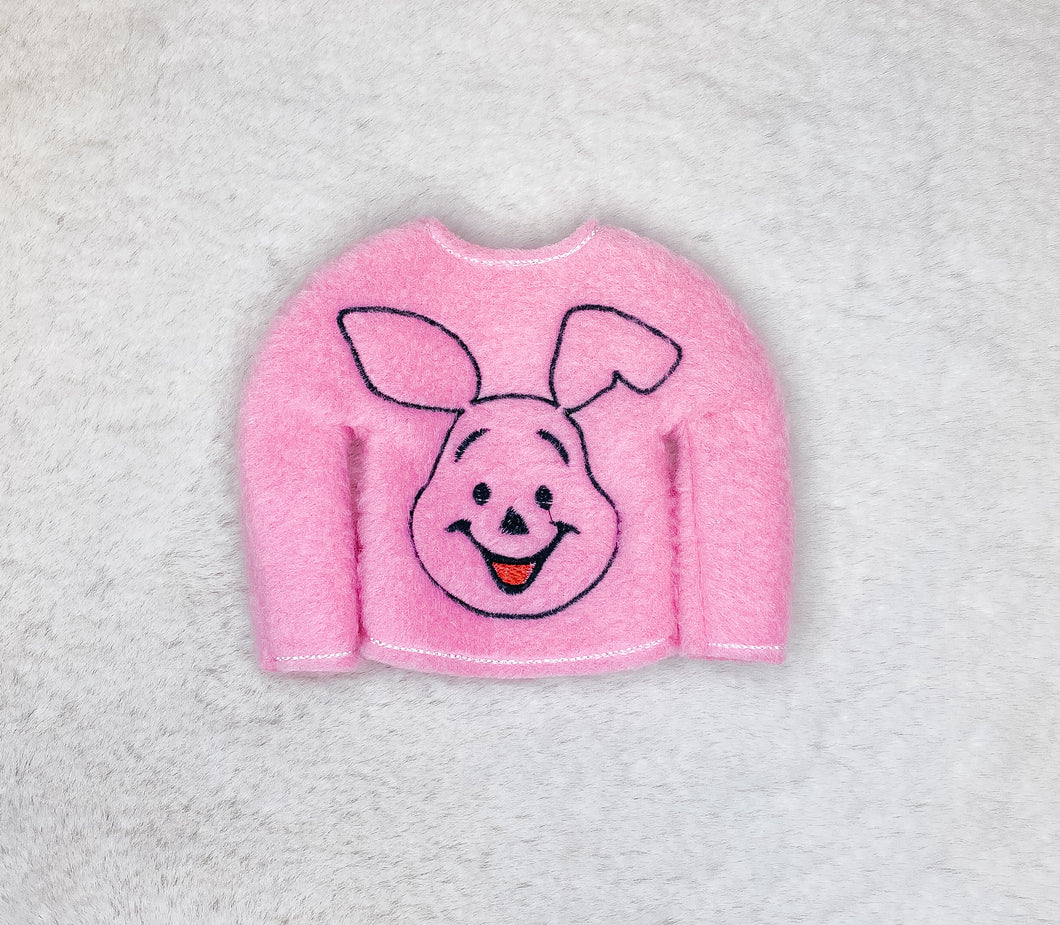 Sweater - Pink Pig