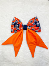 Wreath Bow - Oilers - Reversible