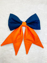 Wreath Bow - Oilers - Reversible
