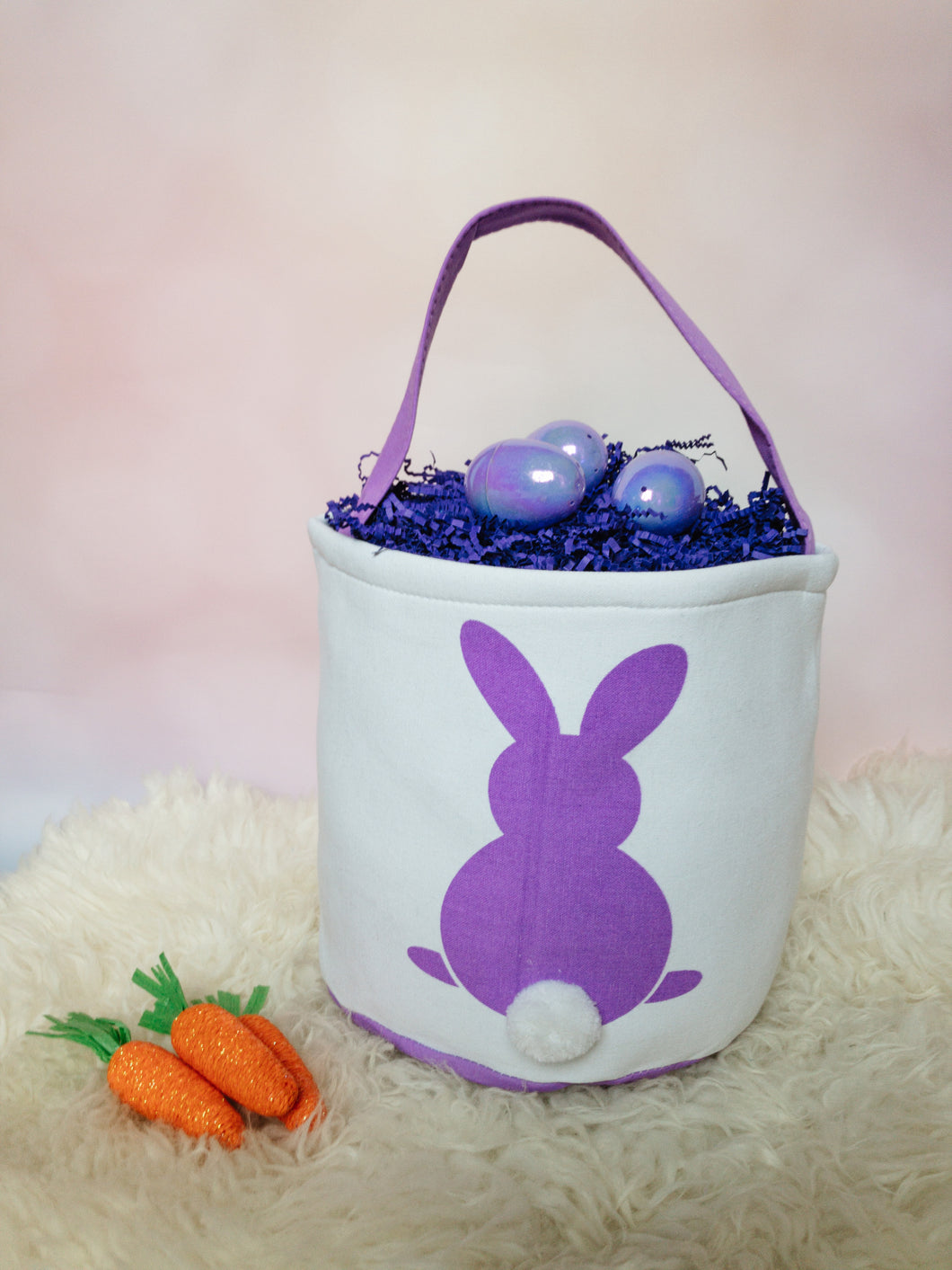 Easter Basket - Purple Bunny