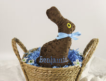 Personalized Plush Chocolate Bunny