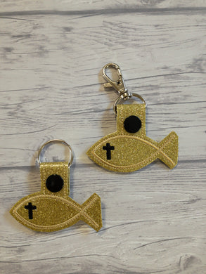 Jesus Fish Keychain