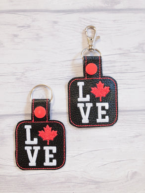 Canada Love Keychain