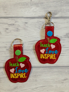 Teach, Love, Inspire Keychain