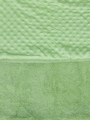 Green Dimple Minky Blanket