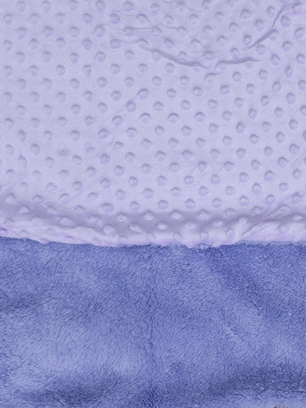 Purple Dimple Minky Blanket