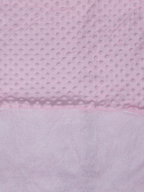 Pink Dimple Minky Blanket