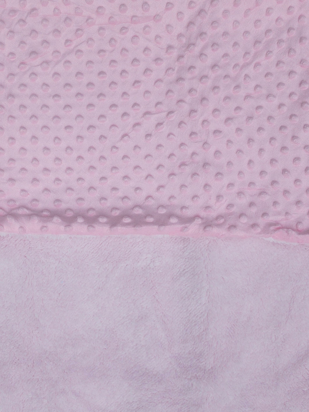 Pink Dimple Minky Blanket