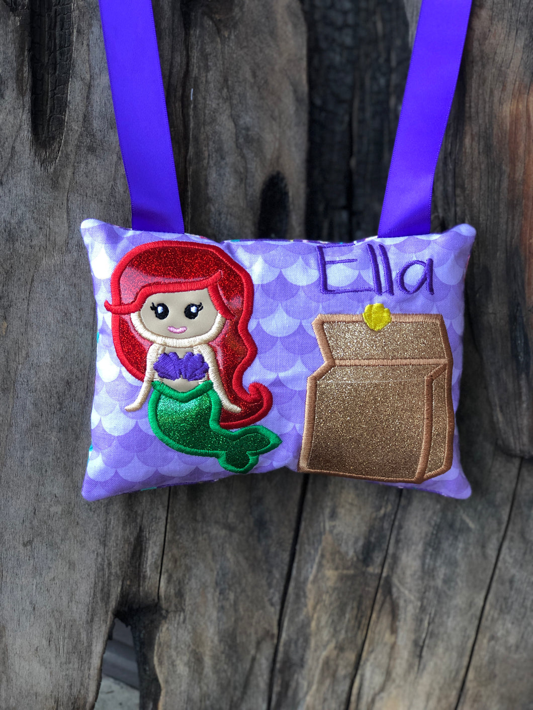 Mermaid Tooth Fairy Pillow - Personalized