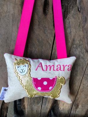 Llama Tooth Fairy Pillow - Personalized