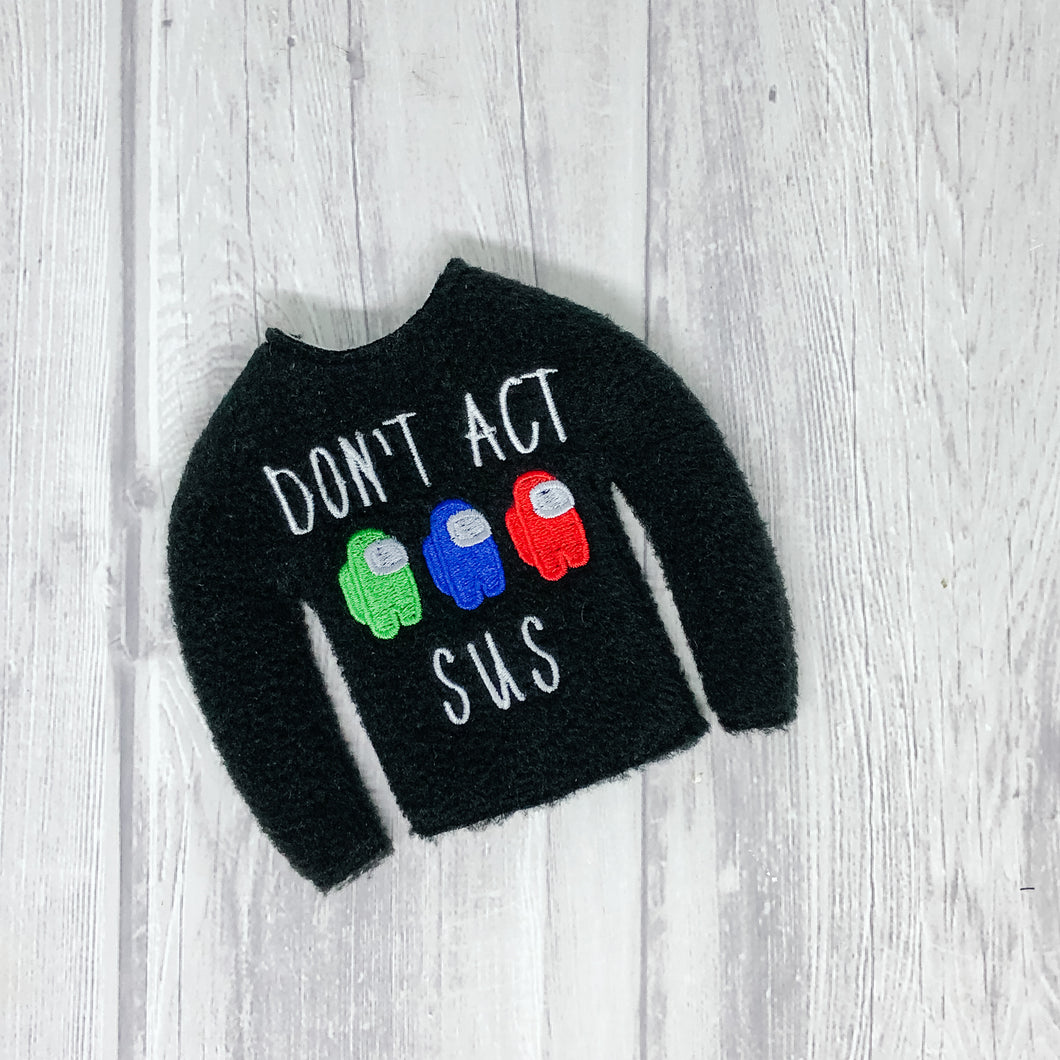 Sweater - Don't Act - Black
