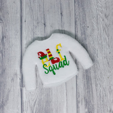 Sweater - Elf Squad - white