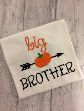 Big Brother Shirt - Pumpkin