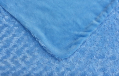 Blue Minky Blanket