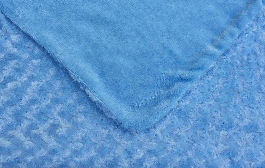 Blue Minky Blanket