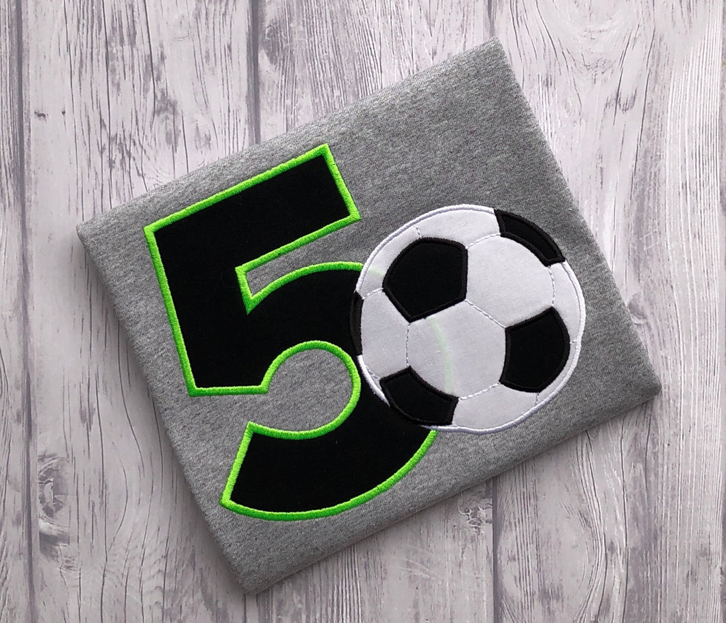 Sports Birthday Shirt - Soccer
