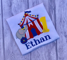 Circus Birthday Shirt - Elephant