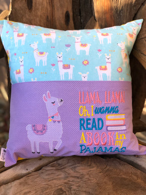 Llama Reading Pillow