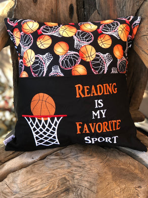 Basketball Reading Pillow